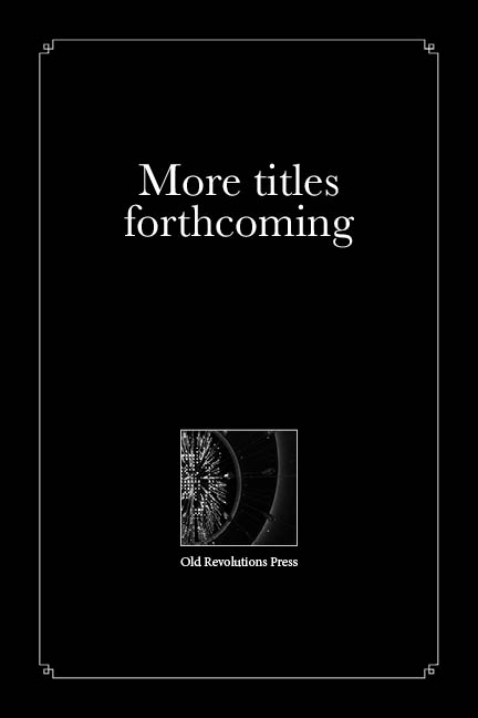 More Titles Forthcoming